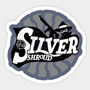 Vintage Silver Shroud Logo Sticker